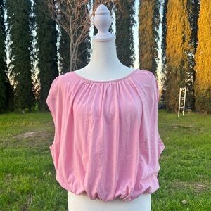 Anthropologie Pink Blouse